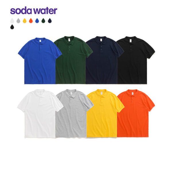 Basic Short-sleeved Polo T-shirt