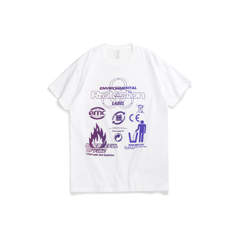 Recycle Series "Environmental Protection" Printed T-shirt