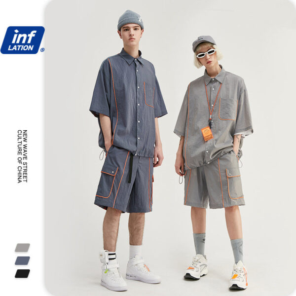 Fluorescent Edge Tooling Shorts Suit