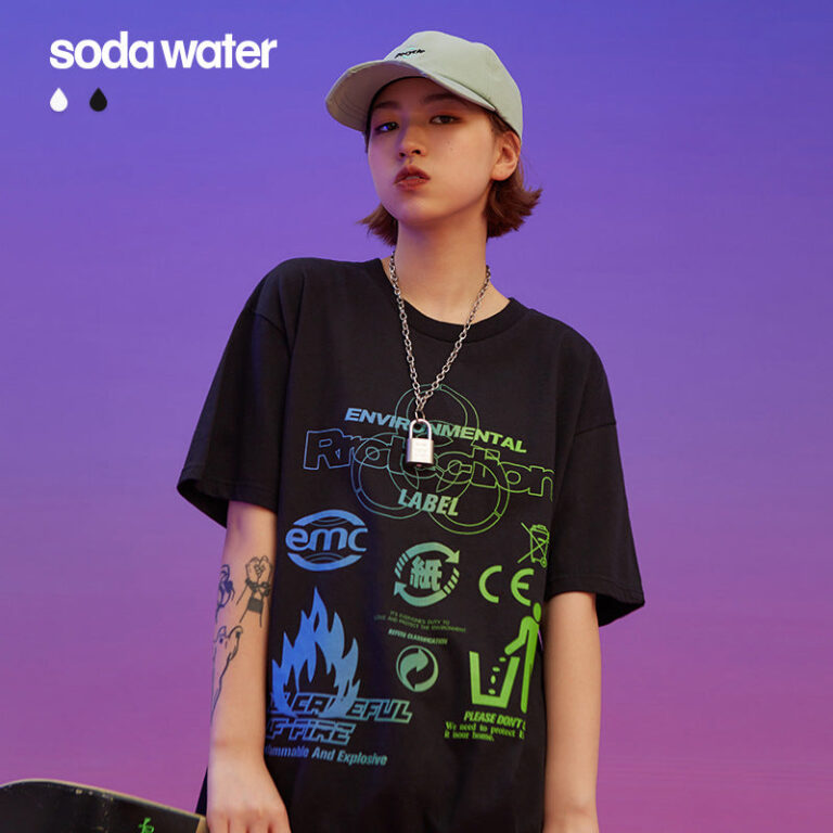 Recycle Series "Environmental Protection" Printed T-shirt