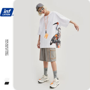 Animal Print loose Short-sleeved T-shirt