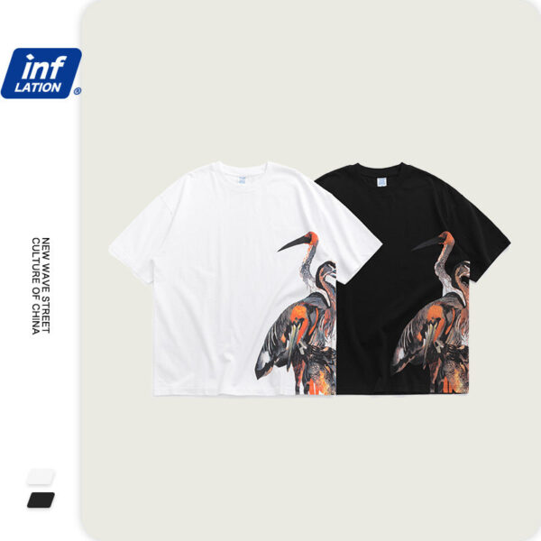 Animal Print loose Short-sleeved T-shirt