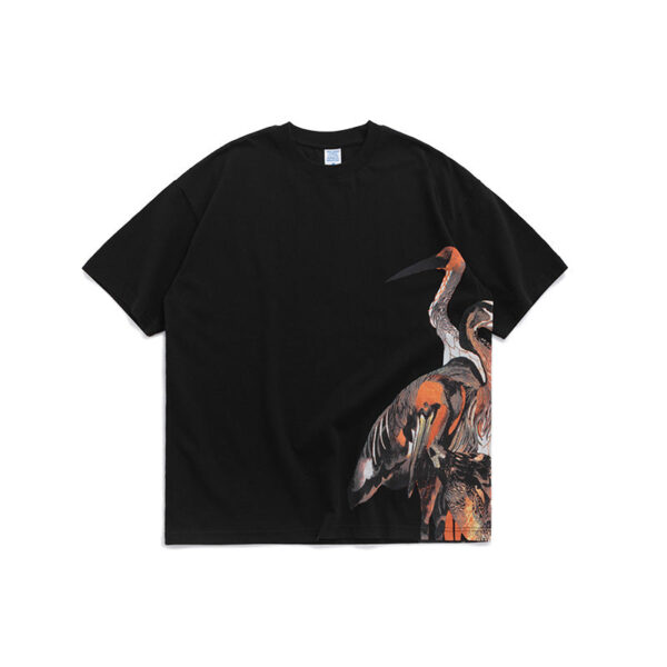 Animal Print loose Short-sleeved T-shirt