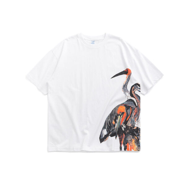 Animal Print loose Short-sleeved T-shirt