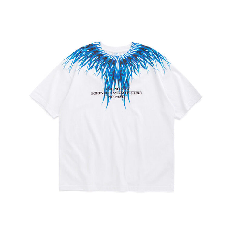 "TIME NO NOW" Printed  T-shirt