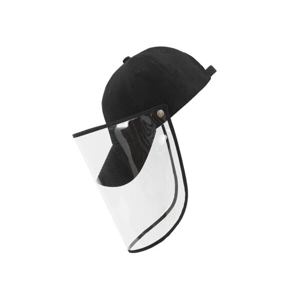 Covering Her Face Dust Removable Cap (black One Size)