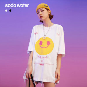 Smirk Smile "HAPPY | SAD" Printed T-shirt