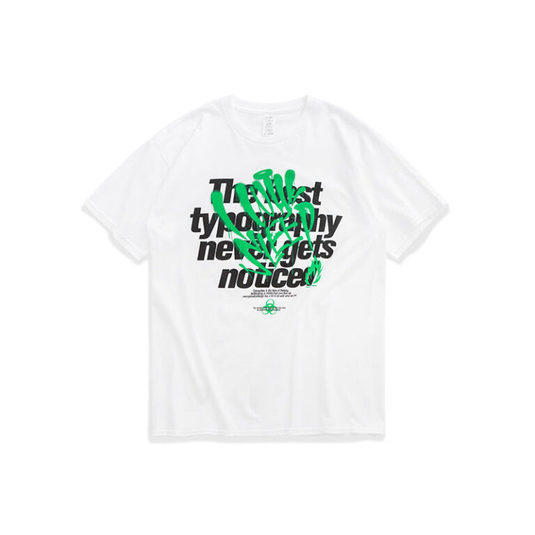 "The Best Typography" Graffiti Printed T-shirt