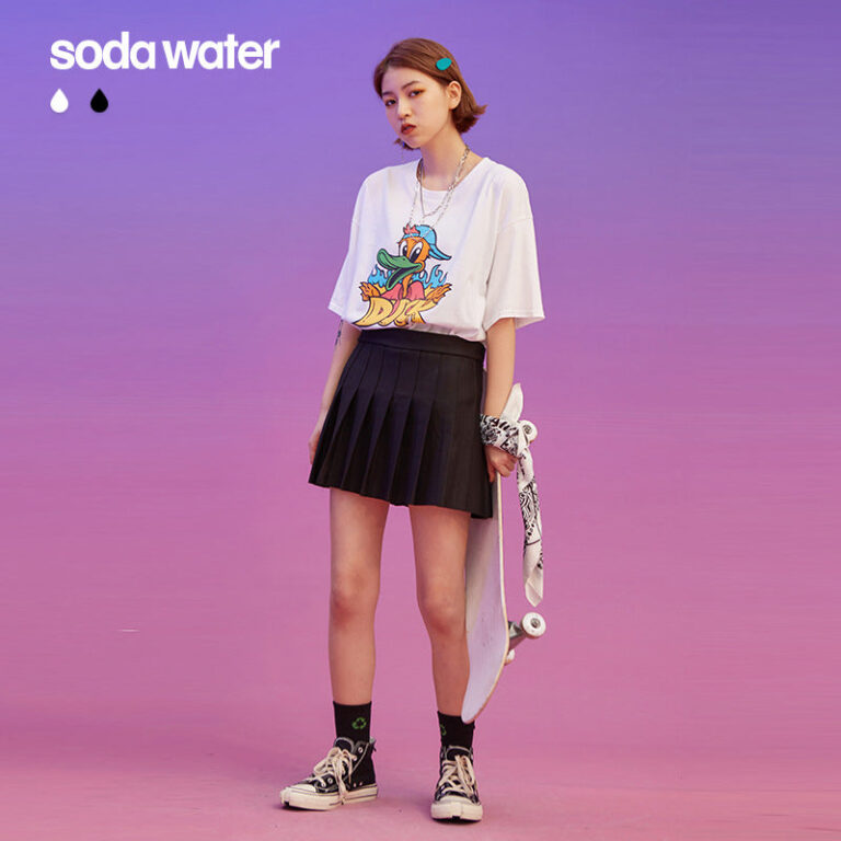 Psychedelic "DUCK" Printed T-shirt