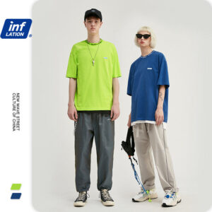 Solid Color Jacquard Collar T-shirt