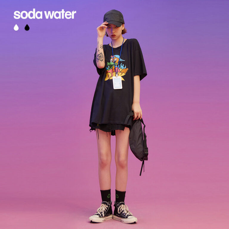 Psychedelic "DUCK" Printed T-shirt
