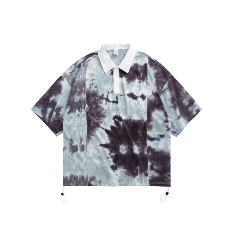 Tie-dyed Polo T-shirt