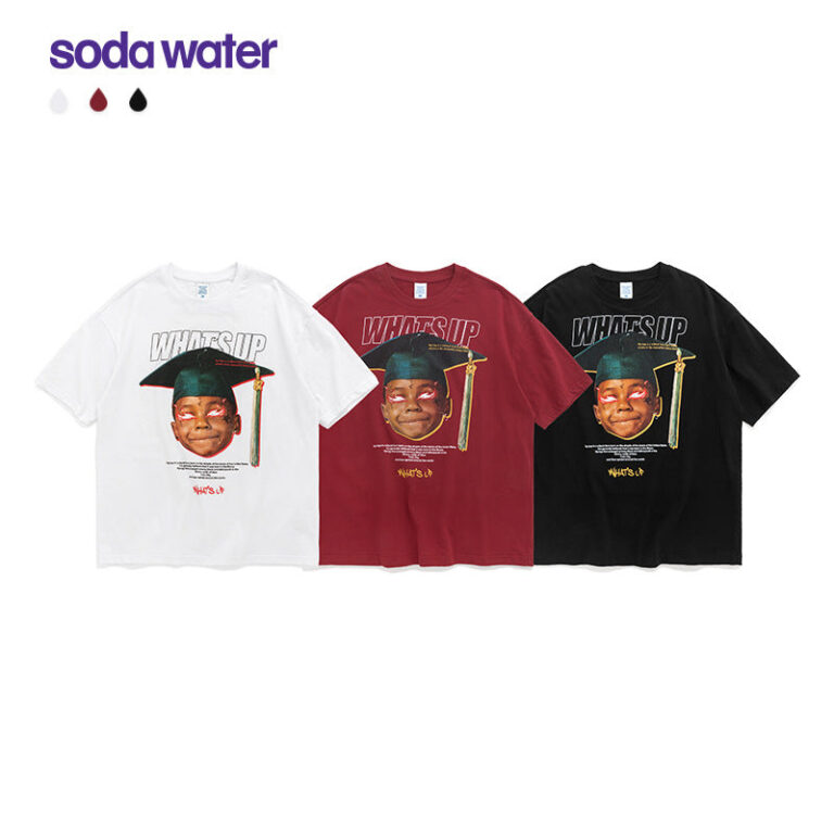 "WHAT'S UP" Printed T-shirt