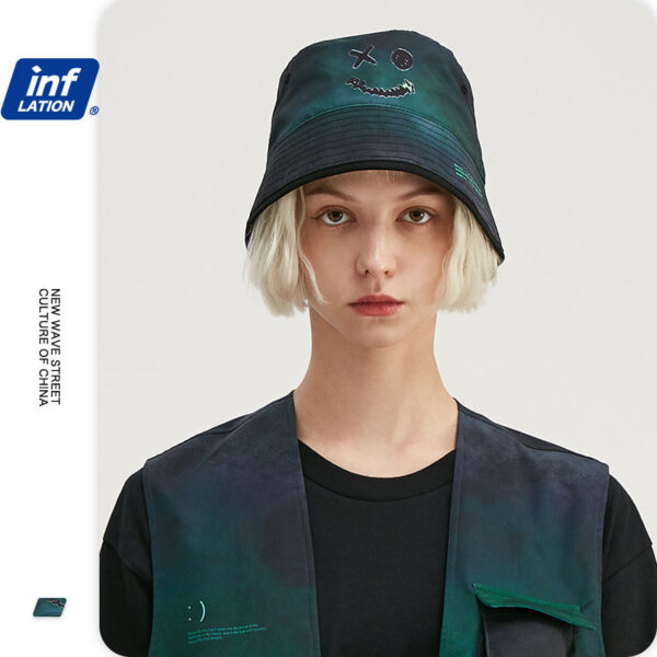 Gradient Green Bucket Hat