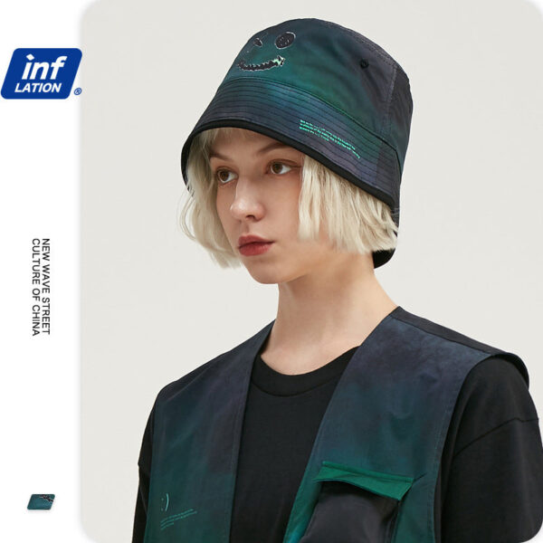 Gradient Green Bucket Hat
