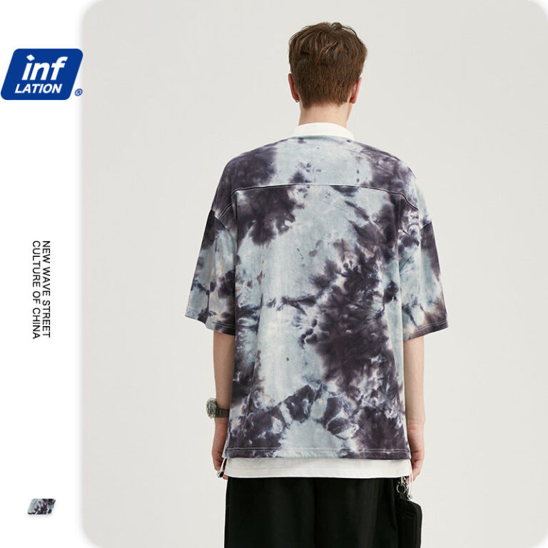 Tie-dyed Polo T-shirt