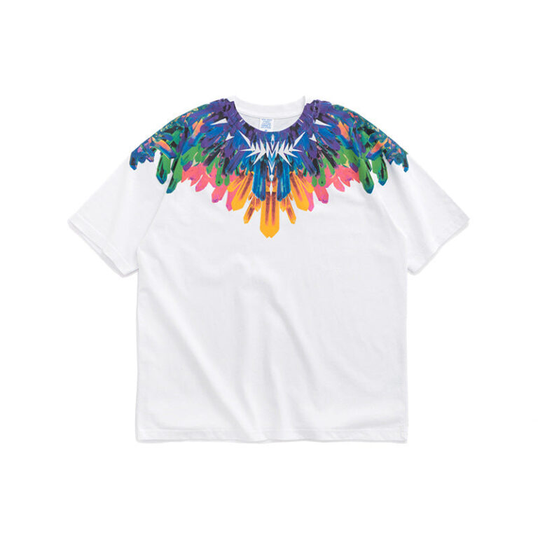 Icicle Collar Printed OverSized T-shirt