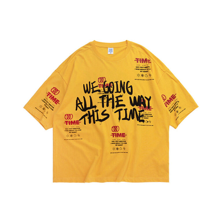 "WE GOING ALL THE WAY" Sprayed T-shirt