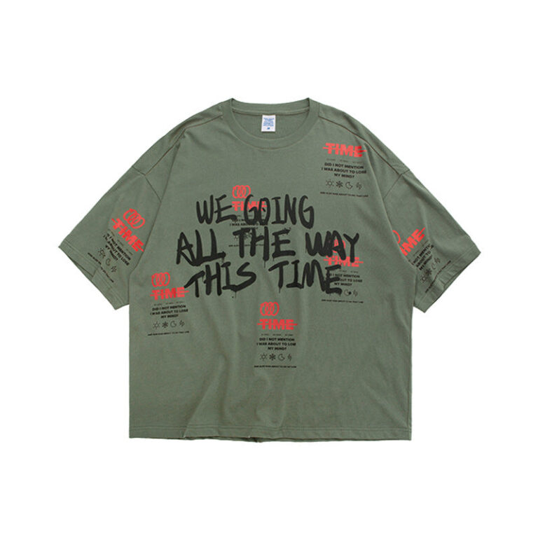 "WE GOING ALL THE WAY" Sprayed T-shirt