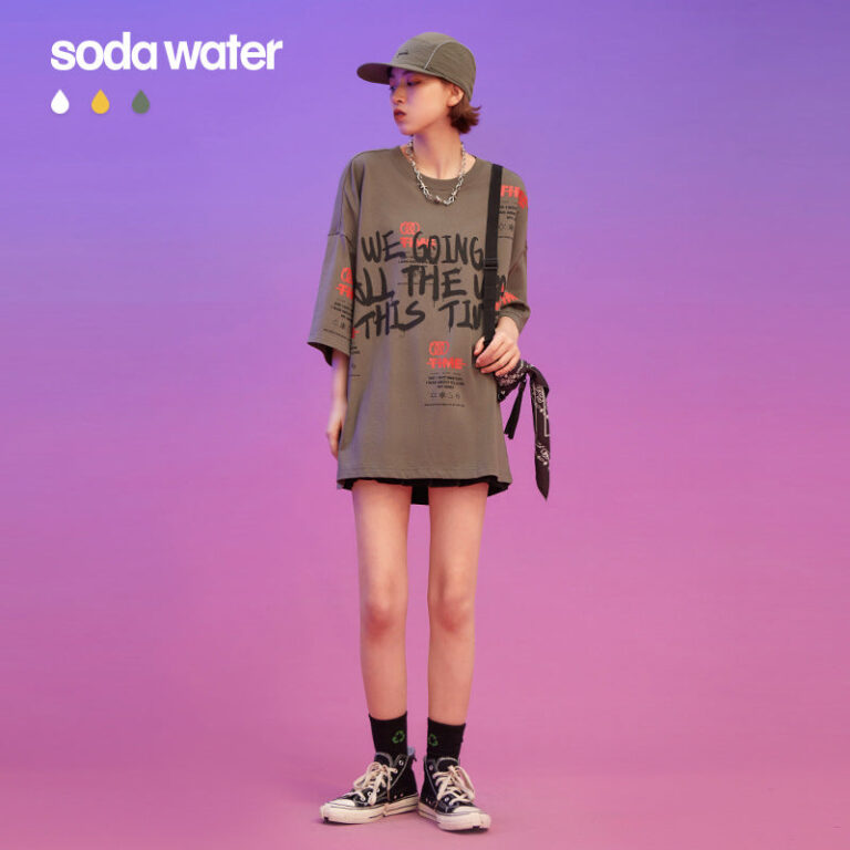BF Wind Oversize Female Printing T-shirt