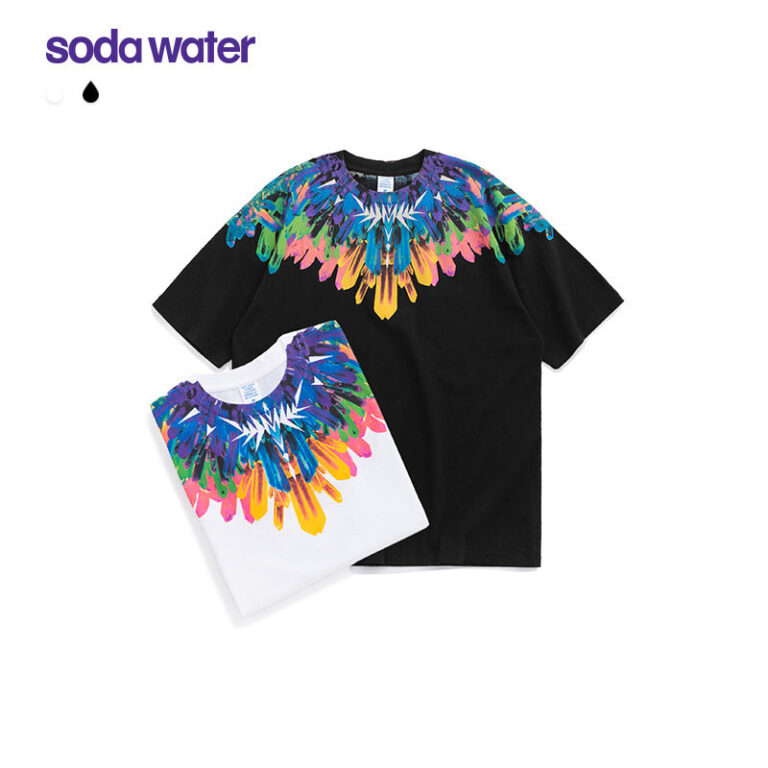 Icicle Collar Printed OverSized T-shirt