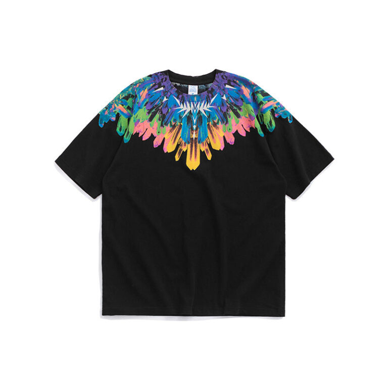 Icicle Collar Printed OverSized T-shirt