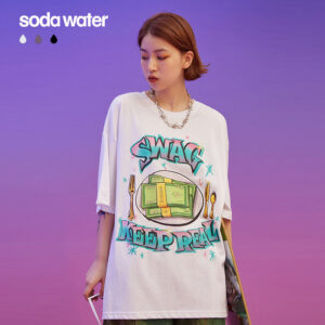 "SWAG KEEP REAL" Printing T-shirt