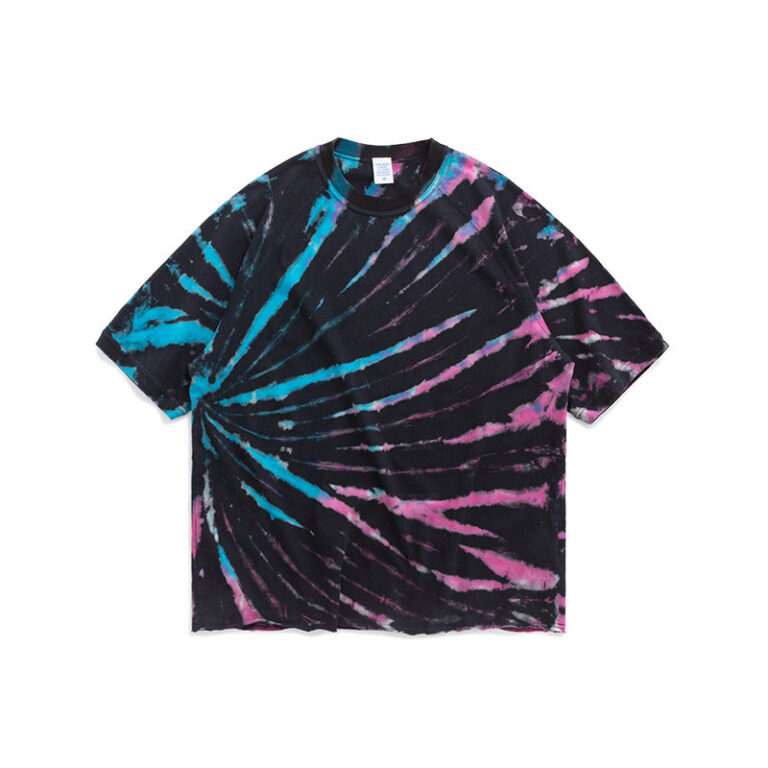 BF Wind Spiral Tie-dye Loose T-shirt