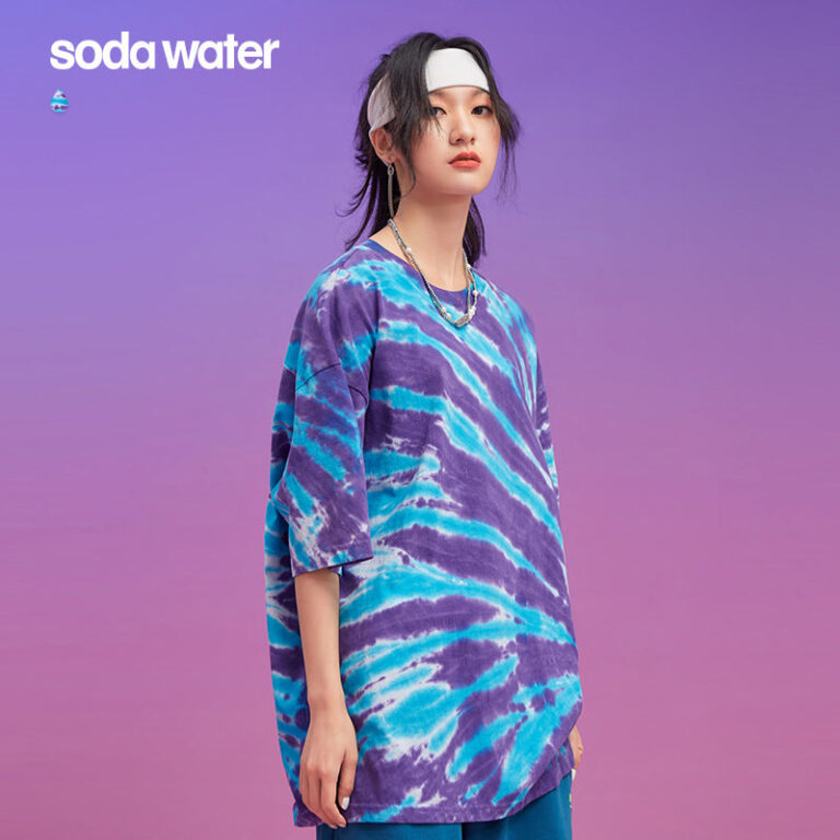 Splatter Split Tie-Dyed T-shirt