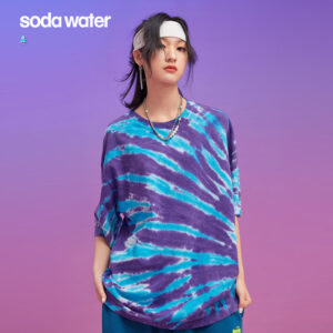 Splatter Split Tie-Dyed T-shirt