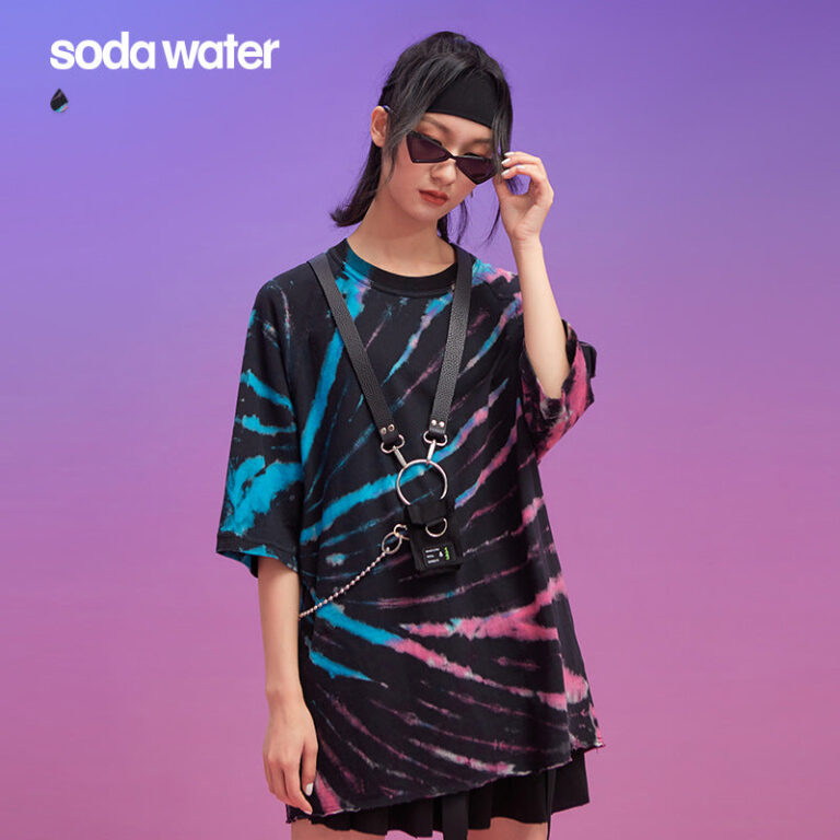 BF Wind Spiral Tie-dye Loose T-shirt