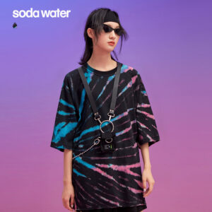 BF Wind Spiral Tie-dye Loose T-shirt