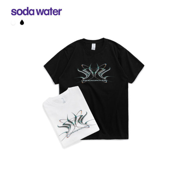 "UnderGround" Abstract Printed T-shirt