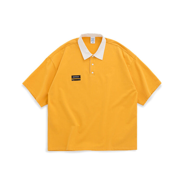 "UNOFFICIAL" Patched Polo T-Shirt