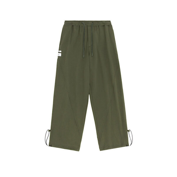 Drawstring Beam Casual Pants