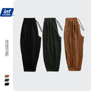 All-match Pleated Casual Pants