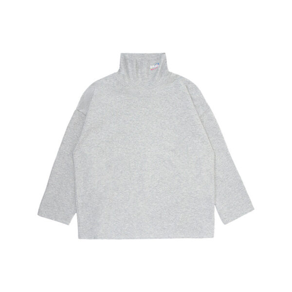 English Embroidery High Neck T-shirt