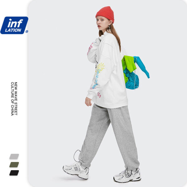 Drawstring Beam Casual Pants