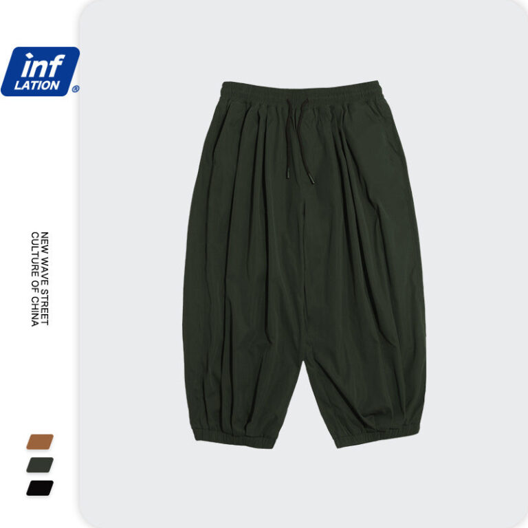 All-match Pleated Casual Pants