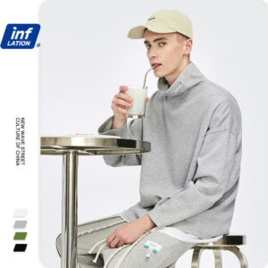 English Embroidery High Neck T-shirt