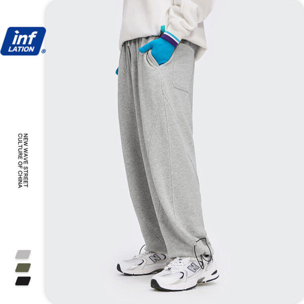 Drawstring Beam Casual Pants