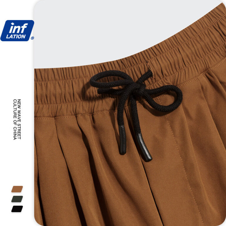 All-match Pleated Casual Pants