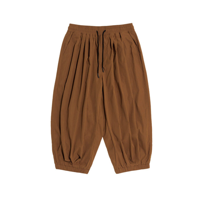 All-match Pleated Casual Pants