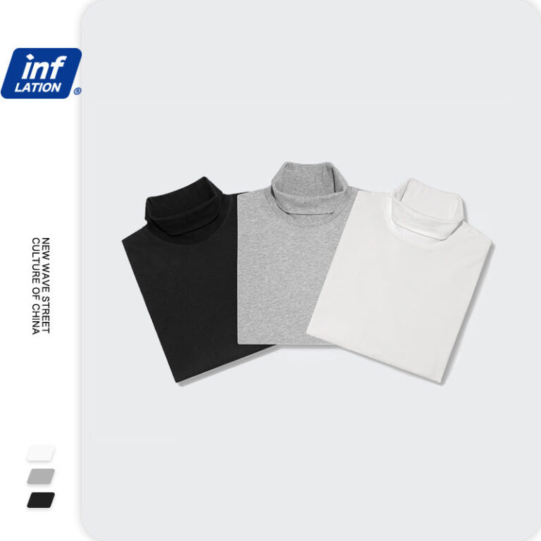 Simple Loop Base High-Necked T-shirt