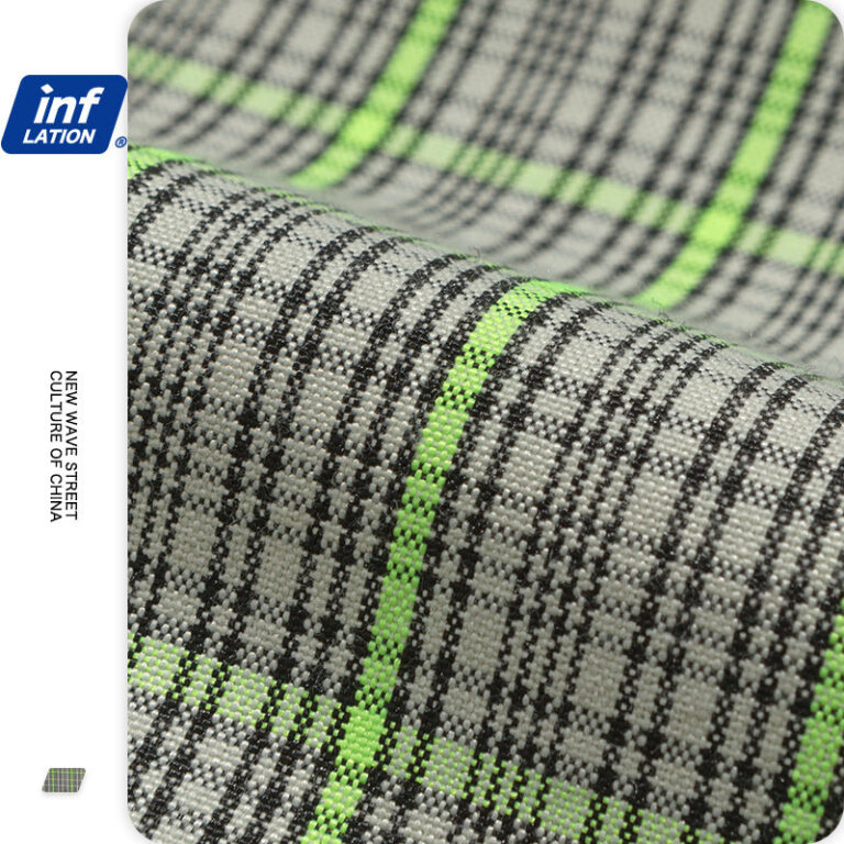 Textured Plaid Hit Long-Sleeved Shirt