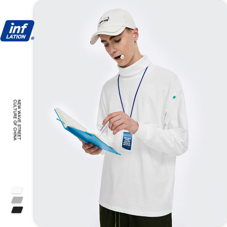 Simple Loop Base High-Necked T-shirt