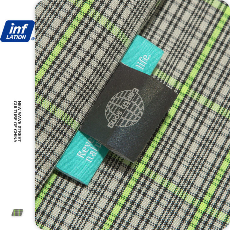 Textured Plaid Hit Long-Sleeved Shirt