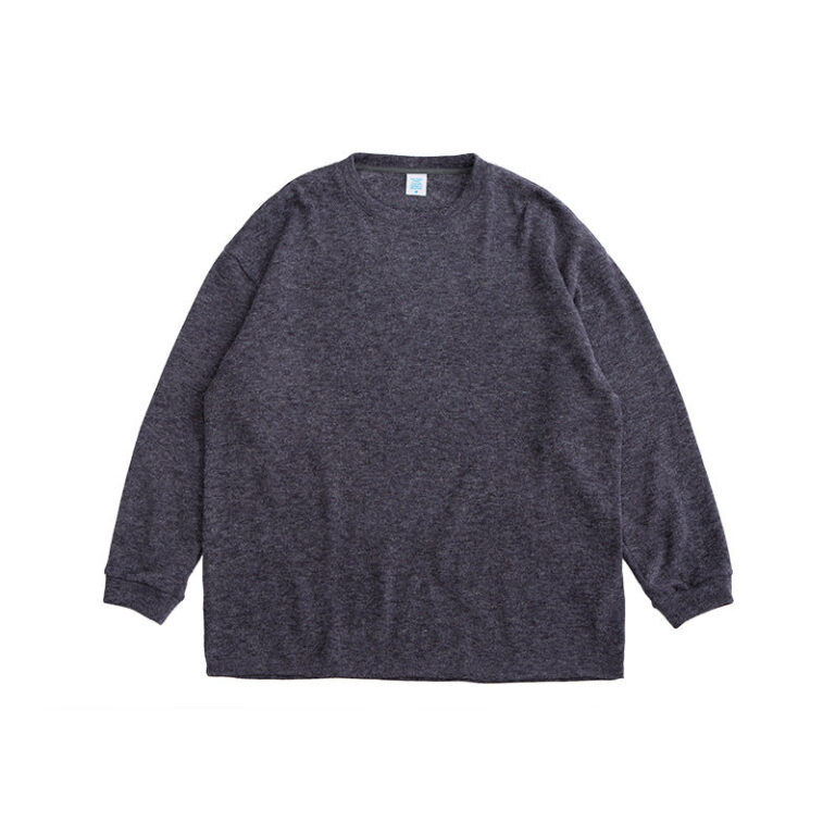 Textured Round Collar T-Shirt