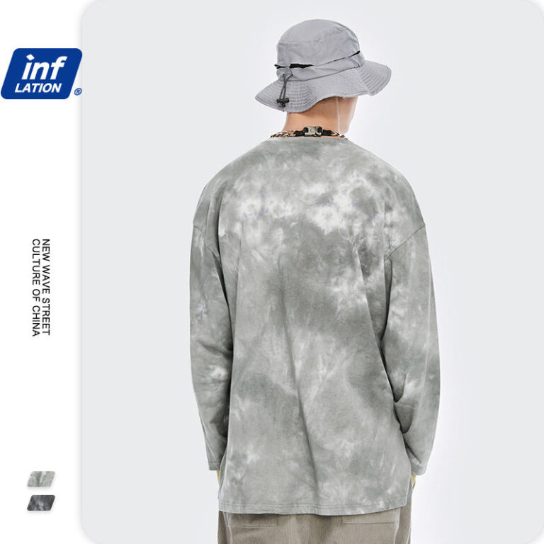 Irregular Split Tie-dye Oversized T-shirt