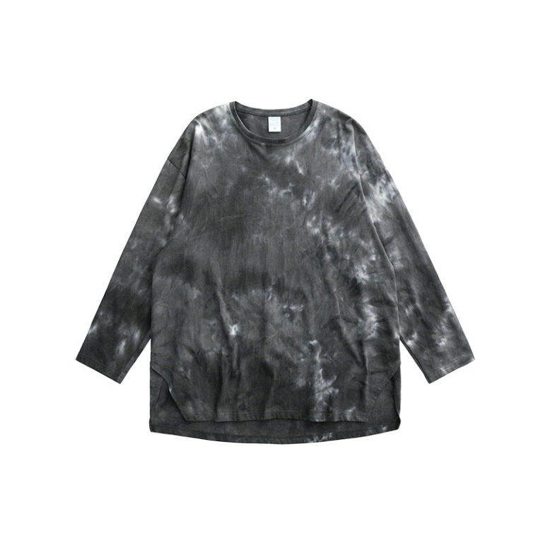 Irregular Split Tie-dye Oversized T-shirt